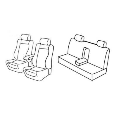 QF10104.JPG Set Coprisedili Superior Grigio/nero Alfa Romeo 156 4p Serie 10000 Coprisedili Su Misura Qf10104c