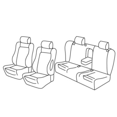 QF10106.JPG Set Coprisedili Superior Grigio/nero Alfa Romeo 156 Sportwagon Serie 10000 Coprisedili Su Misura