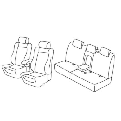 QF11031.JPG Set Coprisedili Superior Grigio/nero Audi Q5 5p Serie 11000 Coprisedili Su Misura Qf11031c