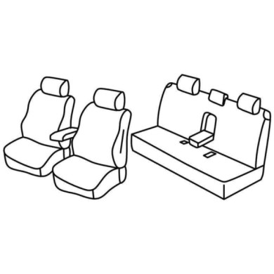 QF11034.JPG Set Coprisedili Superior Nero/blu Audi A6 4p Serie 11000 Coprisedili Su Misura Qf11034d