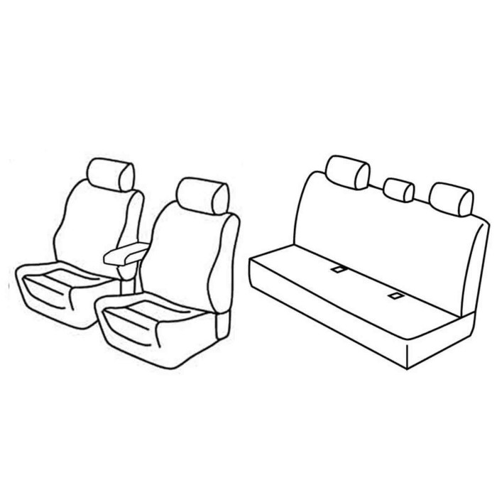 QF12011.JPG Set Coprisedili Superior Nero/rosso Bmw Serie 3 (e90) Serie 12000 Coprisedili Su Misura Qf12011e