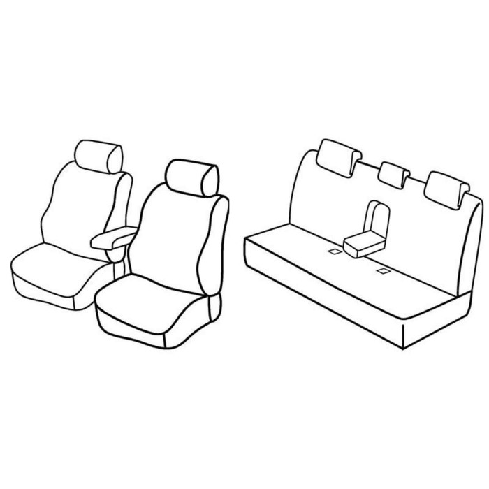 QF12013.JPG Set Coprisedili Superior Grigio/nero Bmw Serie 3 (e90) Serie 12000 Coprisedili Su Misura Qf12013c