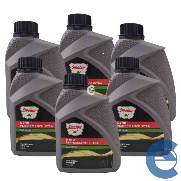 OLIO-SINCLAIR-DYNO-5W30-6-LT-LOGO.jpg Sinclair Dyno Performance Ultra 5w30 6 Litri Olio Motore Veicoli E Auto Fap Acea C3