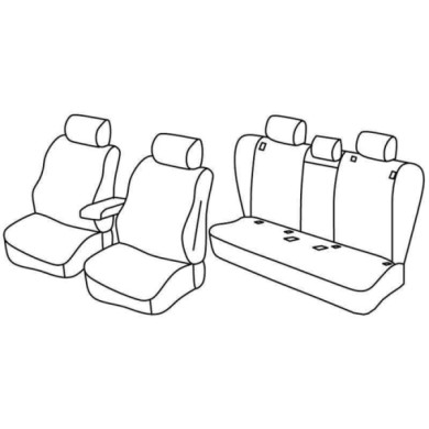 QF12023.JPG Set Coprisedili Superior Nero/rosso Bmw X1 (e84) Serie 12000 Coprisedili Su Misura Qf12023e