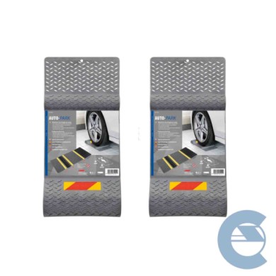 62101-DELIMITATORE-PARCHEGGIO-2-PEZZI.jpg Lampa 62101 2 Pezzi Delimitatore Di Parcheggio Grigio Con Base Adesiva