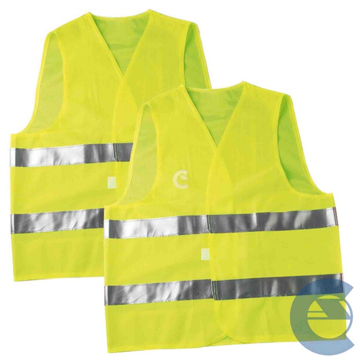 GILET-2-PEZZI-ESOLVER.jpg Lampa Kit 2 Pezzi Gilet Alta Visibilita Omologati Taglia Unica Universale