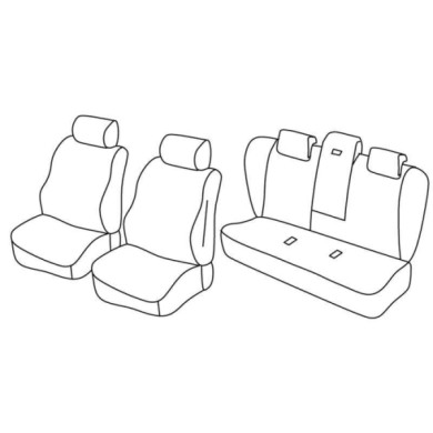 QF12028.JPG Set Coprisedili Superior Nocciola Bmw Serie 5 (e60) Serie 12000 Coprisedili Su Misura Qf12028a