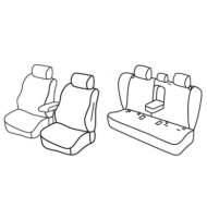 QF12031.JPG Set Coprisedili Superior Nero/rosso Bmw Serie 3 Touring (e91) Serie 12000 Coprisedili Su Misura