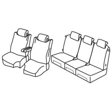 QF13028.JPG Set Coprisedili Superior Nocciola Citroen C4 Grand Picasso Serie 13000 Coprisedili Su Misura Qf13028a