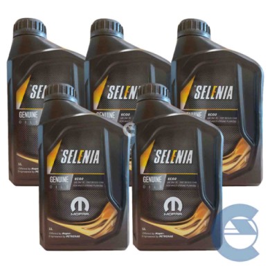 SELENIA-ECO2-5LITRI-ESOLVER.jpg 5 Litri Olio Motore Selenia Eco-2 0w20 Auto Sportive E Di Lusso Euro 6