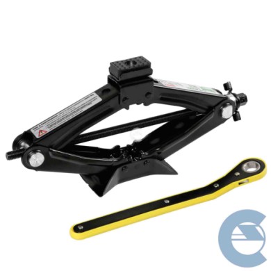 LAMPA-71502-CRICK-A-PANTOGRAFO-(1).jpg Cric A Pantografo Con Cricchetto 1.000 Kg Sollevamento Sollevamento