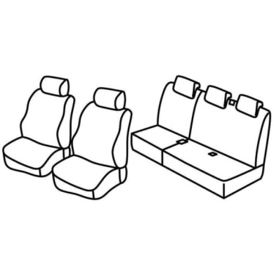 QF14007.JPG Set Coprisedili Superior Nero/blu Dacia Logan Mcv 5p Serie 14000 Coprisedili Su Misura Qf14007d