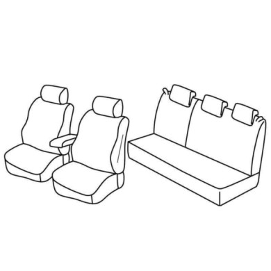 QF14013.JPG Set Coprisedili Superior Nero/rosso Dacia Logan Mcv 5p Serie 14000 Coprisedili Su Misura Qf14013e