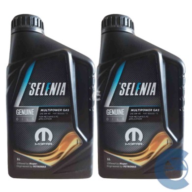 GAS-2-LITRI.jpg Olio Motore Selenia Multipower Gas 5w40 2 Litri Lubrificante Auto Gpl Metano