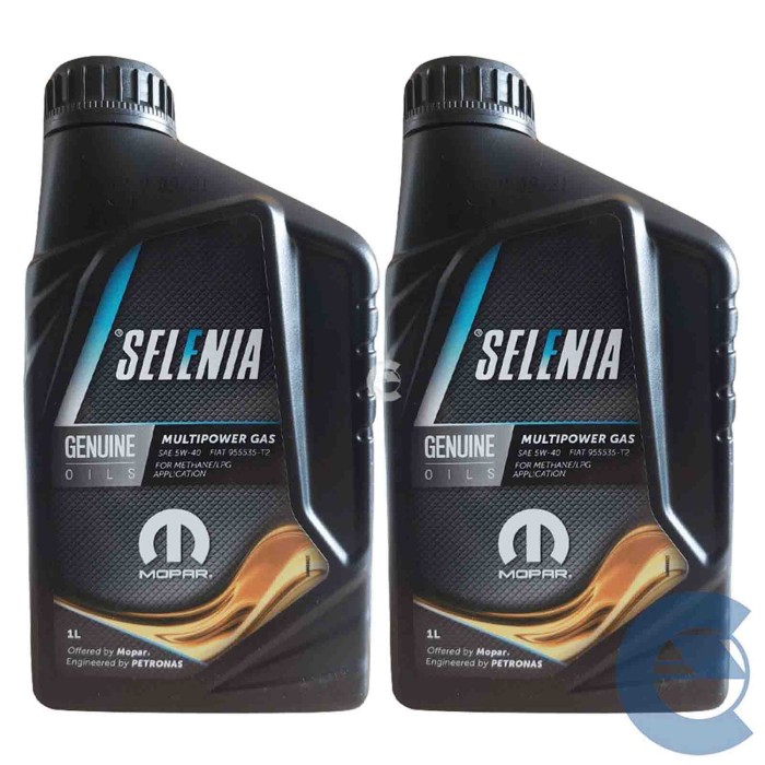 GAS-2-LITRI.jpg Olio Motore Selenia Multipower Gas 5w40 2 Litri Lubrificante Auto Gpl Metano