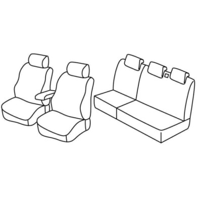 QF15047.JPG Set Coprisedili Superior Grigio/nero Fiat Stilo 5p Serie 15000 Coprisedili Su Misura Qf15047c