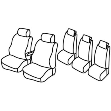 QF16003.JPG Set Coprisedili Superior Nocciola Ford C-max Serie 16000 Coprisedili Su Misura Qf16003a