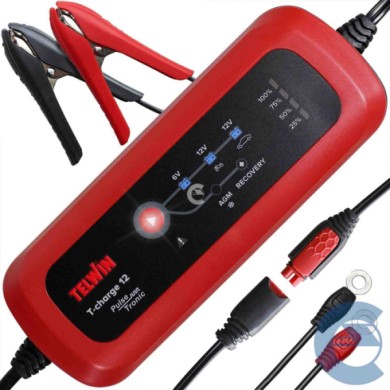 t-charge12-1.jpg Telwin T-charge 12 6v-12v 807567 Caricabatteria E Mantenitore Di Carica
