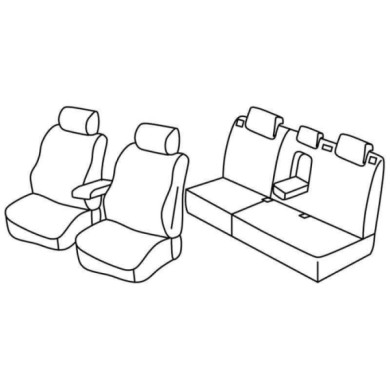QF16036.JPG Set Coprisedili Superior Nocciola Ford Focus 5p-focus Wagon Serie 16000 Coprisedili Su Misura Qf16036a