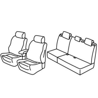 QF16037.JPG Set Coprisedili Superior Nocciola Ford Focus 5p-focus Wagon Serie 16000 Coprisedili Su Misura Qf16037a