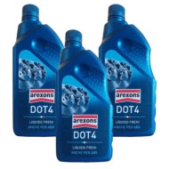 Generico AREXONS 8111 Liquido Olio LUBRIFICANTE Freni DOT4 Stabile AD Alte E Basse Temperature. Confezione 3 Litri