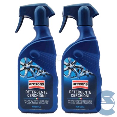3_compressa (2).jpg Arexons Spray Detergente Cerchioni Lega Acciaio Pulisci Cerchi Auto Rapido 2x 400ml
