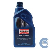 AREXONS NERO GOMME 1l Prodotto nero gomme auto, nero per pneumatici, nero gomme liquido, rinnova e protegge le gomme di auto e m