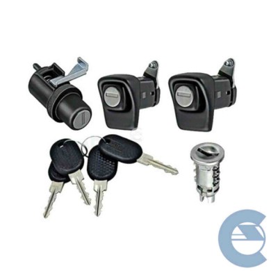 MIRAGLIO-85_104.jpg Miraglio 85/104 Kit Completo Maniglie Porta + Serratura Cofano Per Fiat Panda 1986-2003