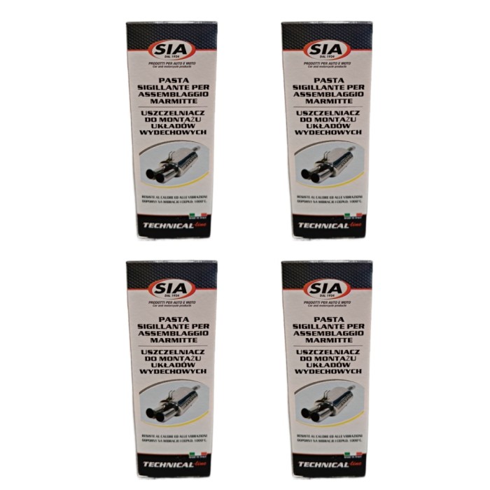 9012_X4PZ.jpg Sia Mastice Pasta Sigillante Per Accoppiamento Marmitte Nera 75 Ml 4PZ