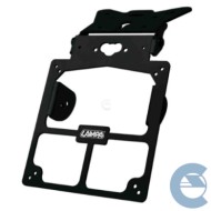 90153 PORTATARGA XTREME UNIVERSALE ALLUMINIO REGOLABILE TUNING MOTO PORTA TARGA STYLING NERO