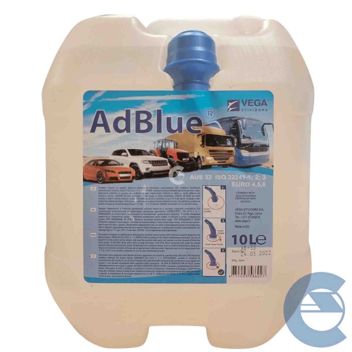 ADBLUE-1-ESOLVER.jpg Vega Adblue For Cleaner Air Da 10 Lt Protezione Scr Per Auto Diesel