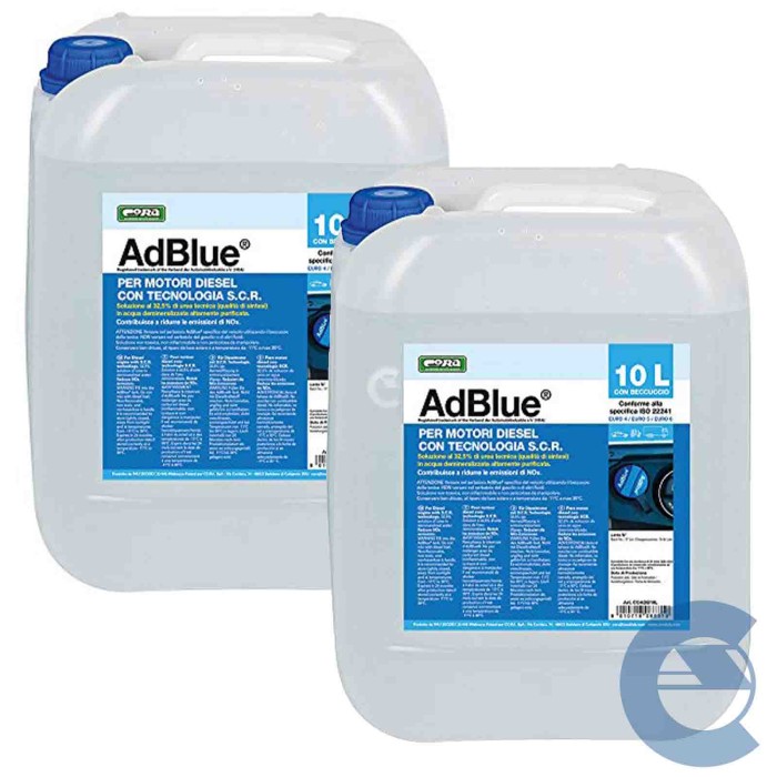 AD-BLUE-2-PEZZI.jpg Cora Adblue For Cleaner Air 2 X 10 Lt Protezione Scr Per Auto Diesel