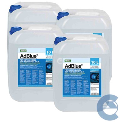 AD-BLUE-4-PEZZI.jpg Cora Adblue For Cleaner Air 4 X 10 Litri Protezione Scr Per Auto Diesel