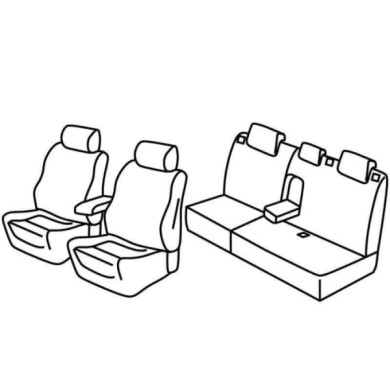QF16045.JPG Set Coprisedili Superior Nocciola Ford Focus 5p-focus Wagon Serie 16000 Coprisedili Su Misura