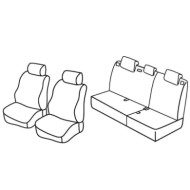 QF17002.JPG Set Coprisedili Superior Grigio/nero Honda Civic 5p Serie 17000 Coprisedili Su Misura Qf17002c
