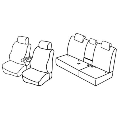 QF17006.JPG Set Coprisedili Superior Beige Honda Cr-v Serie 17000 Coprisedili Su Misura Qf17006b