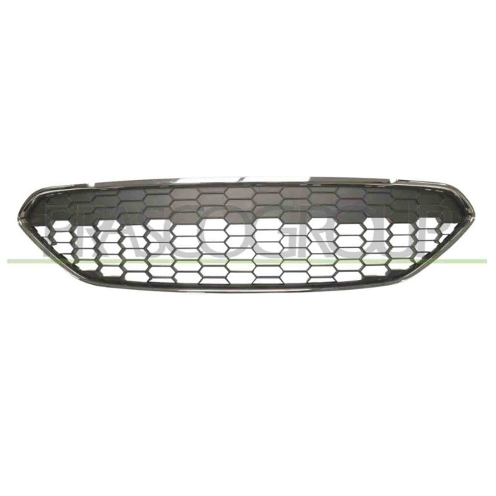 FORD GRIGLIA.jpg Griglia Radiatore Nera Con Cornice Cromata Per Ford Fiesta Mk Vi Dal 2013 Al 2017