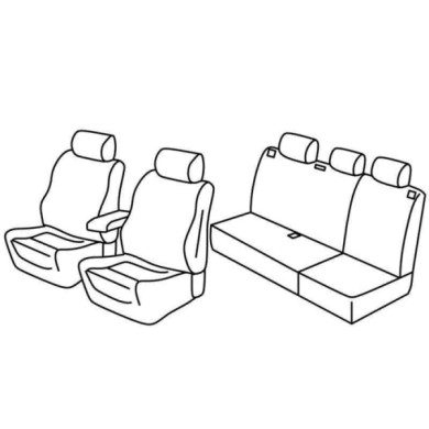 QF19002.JPG Set Coprisedili Superior Nero/rosso Jeep Grand Cherokee Serie 19000 Coprisedili Su Misura Qf19002e
