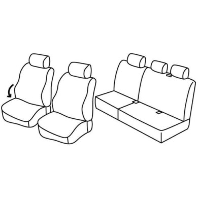 QF19003.JPG Set Coprisedili Superior Nero/blu Jeep Grand Cherokee Serie 19000 Coprisedili Su Misura Qf19003d