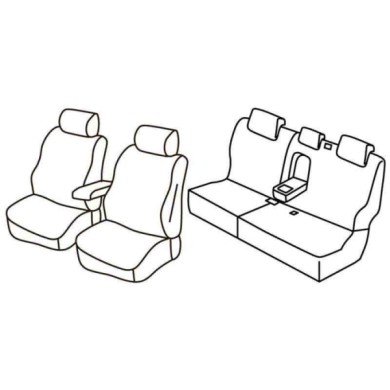 QF19005.JPG Set Coprisedili Superior Nero/grigio Jeep Grand Cherokee Serie 19000 Coprisedili Su Misura Qf19005f