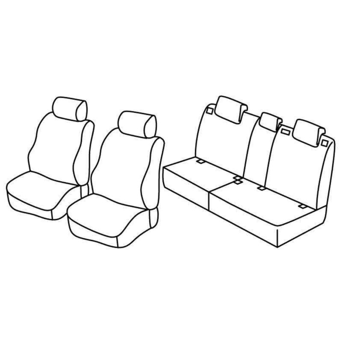 QF20113.JPG Set Coprisedili Superior Nocciola Kia Sorento Serie 20000 Coprisedili Su Misura Qf20113a