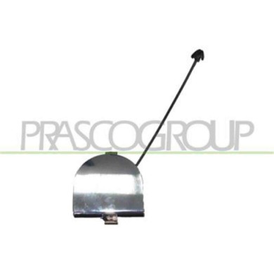 FT0301287_1.JPG Tappo Coprigancio Traino Posteriore Cromato Per Fiat 500 Dal 2007 Al 2015