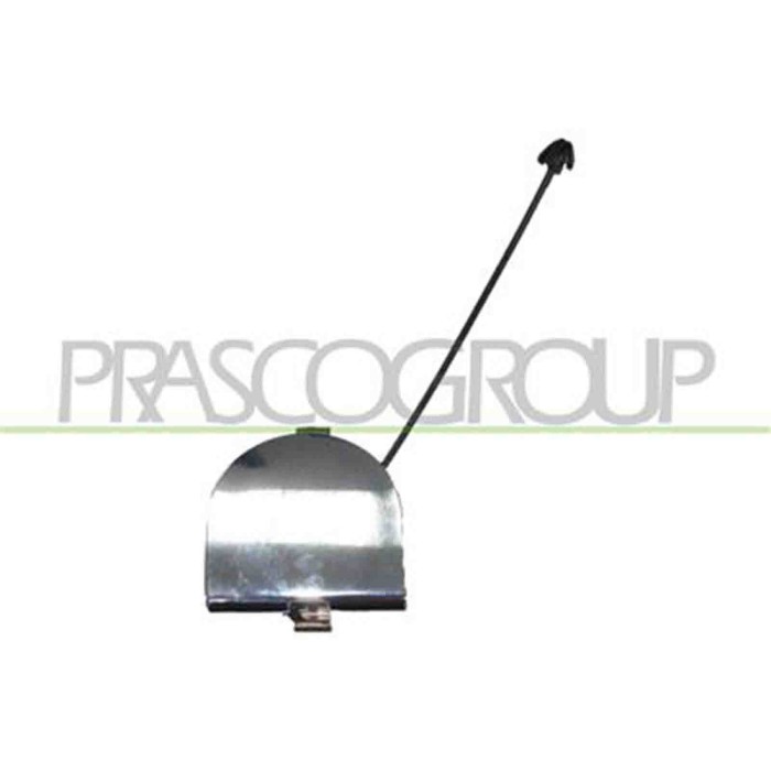 FT0301287_1.JPG Tappo Coprigancio Traino Posteriore Cromato Per Fiat 500 Dal 2007 Al 2015