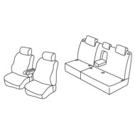 QF20119.JPG Set Coprisedili Superior Nocciola Kia Venga Serie 20000 Coprisedili Su Misura