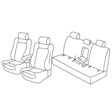 QF20120.JPG Set Coprisedili Superior Nocciola Kia Sportage Serie 20000 Coprisedili Su Misura Qf20120a