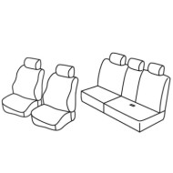QF21002.JPG Set Coprisedili Superior Nero/grigio Lancia Musa Serie 21000 Coprisedili Su Misura