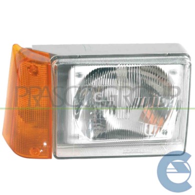 FT1214603-ESOLVER.jpg Proiettore Asimmetrico Destro H5 Manuale Con Fanale Arancio Per Fiat Panda Dal 1986 Al 2003