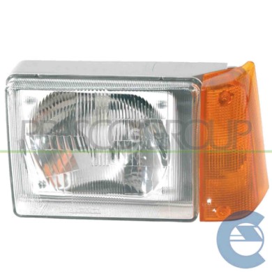FT1214604-ESOLVER.jpg Proiettore Asimmetrico Sinistro H5 Manuale Con Fanale Arancio Per Fiat Panda Dal 1986 Al 2003