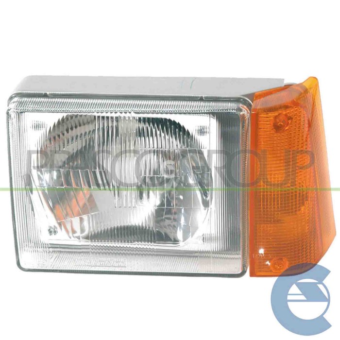 FT1214604-ESOLVER.jpg Proiettore Asimmetrico Sinistro H5 Manuale Con Fanale Arancio Per Fiat Panda Dal 1986 Al 2003