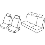 QF22007.JPG Set Coprisedili Superior Nero/grigio Land Rover Freelander 5p Serie 22000 Coprisedili Su Misura Qf22007f